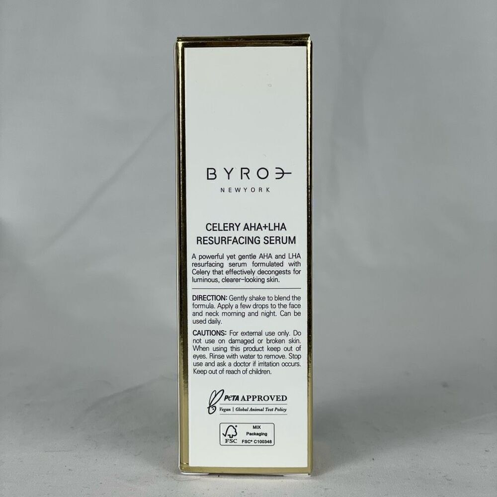 Byroe NIB Celery AHA-LHA Resurfacing Serum - Picture 3 of 5